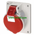 MennekesPanel mounted receptacle with TwinCONTACT 1735